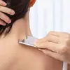 Raspador Massajador Gua Sha de Aço Inoxidável Para Rosto Pescoço Corpo Ferramenta de Massagem Guasha Cuidados com a Pele Facial Placa Guasha Massajador Facial