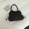 Bolsa Tote de Gran Capacidad para Viajes Diarios de Mujer Color Sólido Simple 2026 Nueva Llegada Primavera Personalidad Casual Estudiante Bolso de Hombro