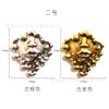 Nueva máscara de Medusa accesorios para uñas de aleación calavera oscura retro escudo máscara de la muerte productos para uñas