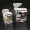 Caja de 4 pulgadas de 0,35/0,5 mm para la colección de juguetes de mano Funko-Pop, caja protectora de PET PVC transparente