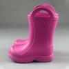 Botas de Lluvia Procesadas y Personalizadas de Eva para Niños, Botas de Lluvia Ligeras Antideslizantes para Niños, Botas de Lluvia de Dibujos Animados de Una Sola Pieza con Asa de Transporte, Estilo Nuevo