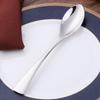 Juego de cubiertos de acero inoxidable color titanio Kaya cuchillo para bistec tenedor cuchara cuchara de té juego de cubiertos de 4 piezas con letras