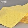 [Hoja Absorbente de Líquidos] TESO Chemical Hoja Absorbente de Líquidos Algodón Ácido Resistente al Desgaste Hoja Absorbente de Líquidos Químicos Amarilla