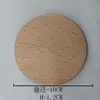Porta-copos de Madeira Moderno Simples Japonês Tapete de Isolamento Térmico Criativo Porta-copo de Café Suporte para Xícara de Chá Kung Fu Porta-copos de Madeira com LOGO Gravado