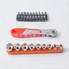 Destornillador de Mini Trinquete de 36 Dientes para Espacios Pequeños, Herramienta de Llave Destornillador de Esquina en Forma de L Bidireccional Avance y Retroceso