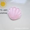 DIY resina cor sólida grande dourado rosa concha oceânica acessórios de cabelo adorno de cabeça creme capa de celular caixa de papelaria bebê carimbo