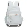Mochila Transfronteriza para Estudiantes Nuevos Estudiante de Preparatoria Alta Apariencia Chica Bolso de Doble Hombro Reducción de Carga Protección de Columna Estudiante de Secundaria Mochila de Moda