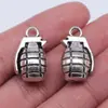 22X13Mm 6.3g Prata Antiga Liga de Liga DIY Material Acessório Pingente Granada