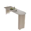 G* Lujo Accesible Mesa de Bar de Pizarra Sala de Estar del Hogar Cocina Tabique Lateral Bar Balcón Pared Semicírculo Apartamento Pequeño Patas Altas