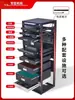 Estuche de Vuelo de Rack Abierto de 19 pulgadas Soporte para Altavoz Amplificador KTV Estante Simple para Router Módem Óptico en Casa