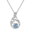 Colgante de Corazón Hueco con Ala de Ángel de Plata de Ley S925 Transfronterizo Europeo y Americano Colgante con Diseño de Doce Piedras de Nacimiento de Amazon