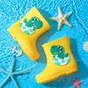 Botas de Lluvia para Niños Nuevas Dibujos Animados Lindas Niño Bebé Botas de Lluvia Niña Estudiante Niños Pequeños Zapatos de Agua Zapatos de Goma Impermeables