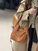 Bolso de Piel Genuina de Vacuno Togo de Primera Capa, Estilo Nuevo, Bolso de Hombro Cruzado de Gama Alta, Versátil para el Trabajo, Bolso Tote de Gran Capacidad