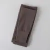 Leggings Grossos com Forro de Fleece para Meninas Calças Quentes de Outono e Inverno Versátil para usar por cima Cor Sólida Listras Verticais Calças Cropped Meias