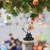 Nuevos Accesorios Divertidos para Colgar en el Árbol de Navidad Decoración para el Hogar para Familia Amigos Vecinos Regalos para el Árbol de Navidad