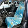 Nueva funda de asiento de coche y toalla de playa dos en uno de comercio exterior, suministro directo, toalla de playa impresa de fibra ultrafina engrosada