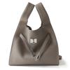 Bolsa Cesta de Vegetais de Couro Bovino de Primeira Camada Saco de Lixo Bolsa de Ombro Único Transversal Bolsa de Braço Couro Genuíno Bolsa Feminina para o Dia a Dia