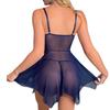 Suministro transfronterizo de Europa y Estados Unidos comercio exterior ropa interior sexy tirantes sexy para mujer malla perspectiva pijamas fabricantes de pijamas mayoreo