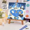 Pintura a Óleo Digital de Cachorro com Linha DIY Colorir à Mão Grafite Desenho Animado Fofo Decoração Curativa Fabricante Atacado