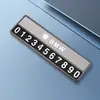 Nuevo letrero de estacionamiento temporal con logo de coche láser, resistente a altas temperaturas, adecuado para tarjetas de teléfono de coche