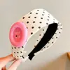 Diadema retro de corona alta para mujer, simple y elegante, diadema de ala ancha que no estrangula el cabello, accesorio para el cabello de moda estilo coreano