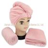 Touca Seca Cabelo Rosa com Borda Xadrez Abacaxi Veludo Coral Botão Elástico Moda Absorvente Quente Secagem Rápida Touca de Banho