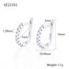 Novos Brincos da Moda da Amazon Estilo Ins Design Sofisticado Brincos Luxo Acessível Zircônia Colorida Brincos Elegantes
