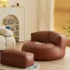 Puf Sofá Perezoso Tatami Individual Ocio Apartamento Pequeño Sofá Pequeño Balcón Dormitorio Sala de Estar Sillón Perezoso Reclinable