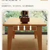 Mesa baja plegable estilo japonés para alféizar, mesa de té pequeña, no requiere instalación, mesa de té tatami, mesa baja para sentarse en el suelo