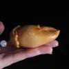 Colgante de Pinza de Cangrejo de Madera Tallada Maciza al por Mayor para Colgar en el Coche, Adorno de Mano, Dropshipping