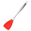 Juego de utensilios de cocina de acero inoxidable con mango hueco, cuchara sopera, pala china, utensilios de cocina de silicona, juego de 8 piezas