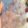 Verano 3D Hielo Transparente Mariposa Flor Gelatina Pegatinas para Uñas Impermeables Pegatinas para Uñas DIY Estudiante Cámara iPad