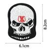 Novo estilo punk europeu e americano gato caveira tecido de montanha adesivos sapatos e chapéus emblemas decorativos acessórios de vestuário patch bordado