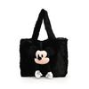 Lindo Bolso Tote de Felpa para Niña Invierno Nuevo Bolso Elegante de Gran Capacidad Muñeco Mickey Bolso de Hombro Sobaco