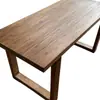 Mesa de chá de madeira maciça de olmo, mesa de computador, bancada Mobien, mesa de jantar retangular, escrivaninha