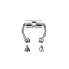 Al por mayor transfronterizo europeo y americano Nuevo Anillo de Nariz Magnético Fuerte Sin Perforación de Acero Inoxidable Anillo de Herradura Joyería para Piercing de Moda Personalizada