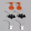 Brincos de Halloween Góticos Fantasma Aranha Caveira Brincos para Mulheres Venda Quente Transfronteiriça Brincos de Terror Engraçados