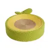 Cama Arranhador para Gatos Sisal Natural 2 em 1 Formato de Fruta Resistente a Arranhões Ninho para Gatos