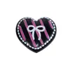 Cuentas de Corazón con Lazo Pintadas en Acrílico Cadena para Teléfono Móvil Llavero DIY Hecho a Mano Colgante para Bolso Accesorios Venta al por Mayor