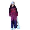 Conjunto Infantil Feminino Estilo Coreano Cor Gradual Plus Veludo para Crianças Médias e Grandes Outono e Inverno Novo Estilo Ocidental Pulôver com Letras Calças Conjunto de Duas Peças