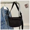 Celebridad de Internet Elegante Moderno Simple Especial Versátil Bolso de Color Puro Bolso de Mujer Diario Casual Moda Bandolera
