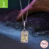 Yinziyun Original Plata de Ley S925 Colgante de Doce Constelaciones Accesorios de Joyería Estilo Europeo y Americano Versátil Cuentas para DIY