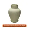Estilo retro pastoral simple jarrón de cerámica gres texturizado adornos para arreglos florales hogar sala de estar alto valor de color manualidades