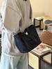 Bolsa de tela de nailon ligera estilo coreano Dongdaemun 2024 Nuevo Bolso Cubo Casual de Nicho Bolso de Hombro Versátil