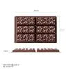 [Exclusivo para Clientes Habituales] Molde de Silicona para Chocolate de Grado Alimenticio para Comercio Exterior Transfronterizo Molde para Hornear Cuadrado de Gofre de Tira Larga
