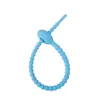 Cinta de silicona de colores cinta de renacuajo llavero DIY bolsa de joyería colgante de caja sorpresa correa de paquete de datos cordón