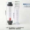 Rotámetro de Tubo de Plástico Rotor de UPVC LZS-DN15/20/25/32/50/65 Tipo Tubería de Agua Líquida