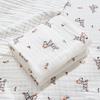Toalla de baño para bebés y niños pequeños toalla de baño de gasa de algodón puro clase A 6 capas súper suave absorbente manta para recién nacido baño infantil al por mayor