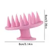 Cepillo de champú de silicona, masajeador, limpieza del cuero cabelludo, champú, protección suave, peine antienredos, disponible en stock en todo el mundo.
