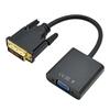 Linha de conversão DVI para VGA de fronteira linha de conexão de monitor de computador DVI24 1 revolução adaptador VGA fêmea
